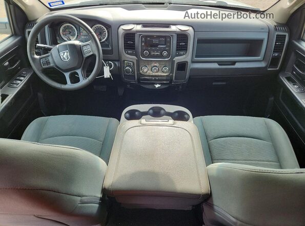 1C6RR6FG3JS266551 2018 RAM 1500 White Dashboard view