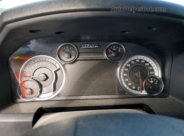 1C6RR6FG6PS565024 2023 RAM 1500 White Widok zestawu wskaźników