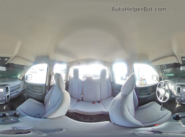 1C6RR6FG7JS259604 2018 RAM 1500 White Vista interior de 360 grados