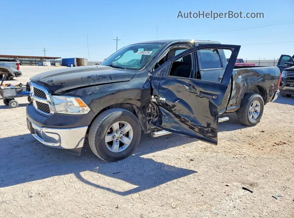 1C6RR6FG9JS340166 2018 RAM 1500 Черный Передняя левая четверть