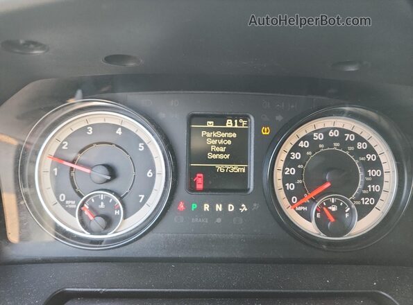 1C6RR6FGXJS262948 2018 RAM 1500 Белый Панорамный вид салона 360°