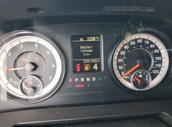 1C6RR6FT0GS118928 2016 RAM 1500 Белый Вид щитка приборов