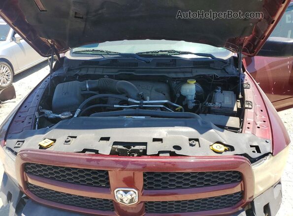 1C6RR6FT3HS505944 2017 RAM 1500 Бордовый Вид задней части салона