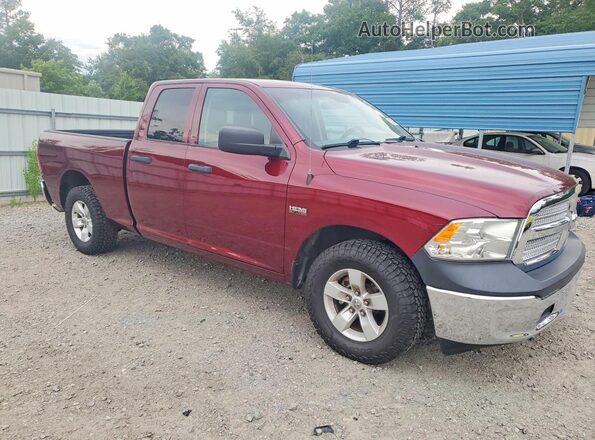 1C6RR6FT4JS207845 2018 RAM 1500 Бордовый Передняя правая четверть