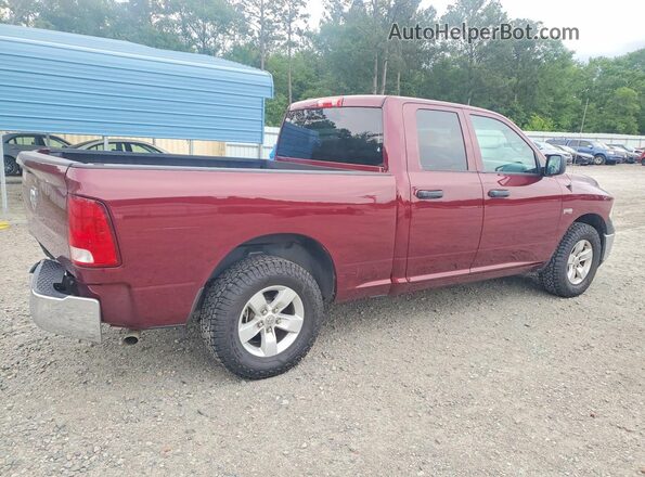1C6RR6FT4JS207845 2018 RAM 1500 Бордовый Задняя правая четверть