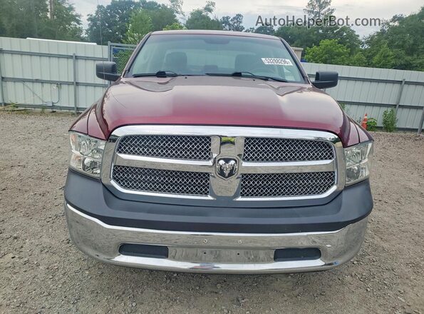 1C6RR6FT4JS207845 2018 RAM 1500 Бордовый Вид спереди