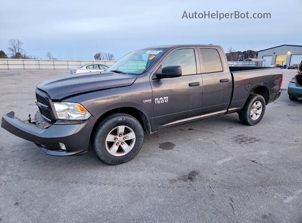 1C6RR6FT6JS143484 2018 RAM 1500 Серый Передняя левая четверть