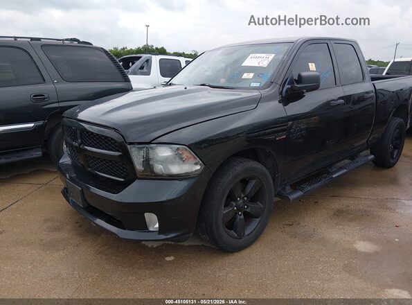 1C6RR6FT7GS133412 2016 RAM 1500 Black Widok z przodu