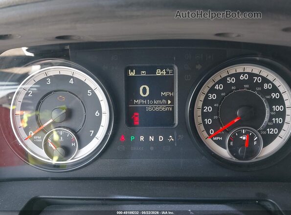 1C6RR6GG3GS143646 2016 RAM 1500 White Widok tylnych siedzeń