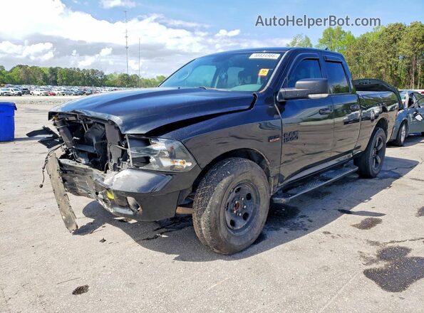 1C6RR6GT6JS125632 2018 RAM 1500 Black წინა მარცხენა ხედი სამი მეოთხედიდან