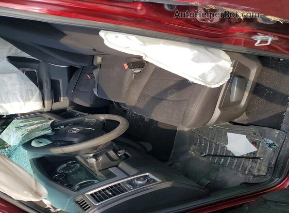 1C6RR6LT1KS697800 2019 DODGE RAM Красный Вид салона спереди
