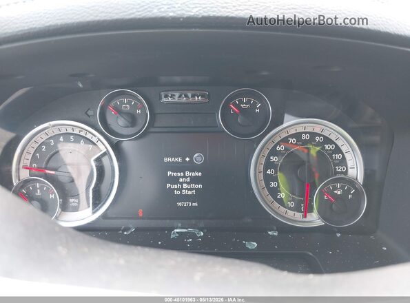 1C6RR6NT5JS265951 2018 RAM 1500 Black Rear seats view