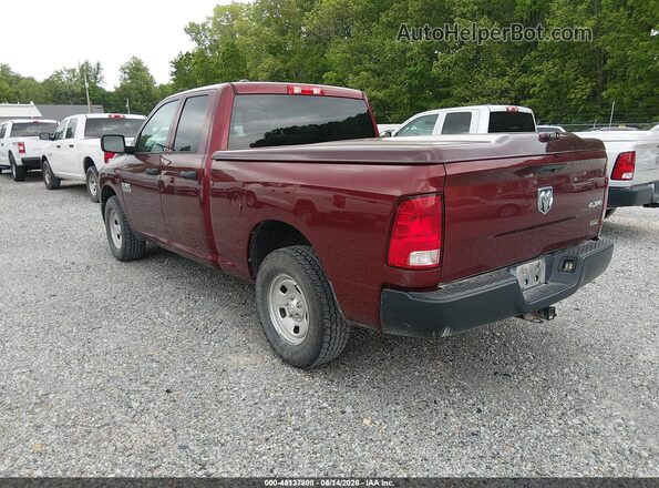 1C6RR7FG2JS294184 2018 RAM 1500 Maroon Tył lewy