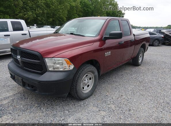 1C6RR7FG2JS294184 2018 RAM 1500 Maroon Przód lewy