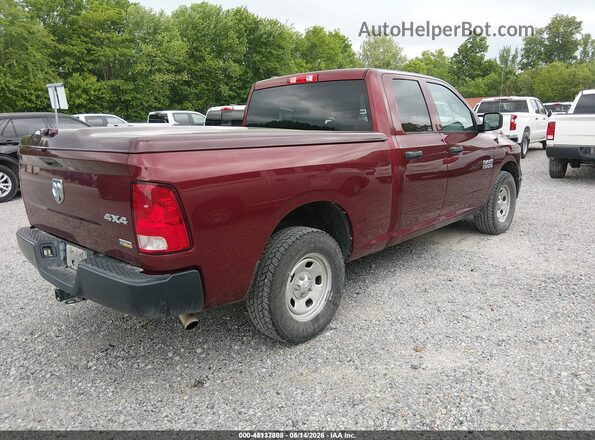1C6RR7FG2JS294184 2018 RAM 1500 Maroon Tył prawy