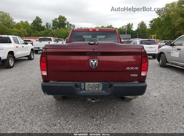 1C6RR7FG2JS294184 2018 RAM 1500 Maroon 