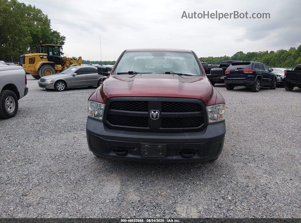 1C6RR7FG2JS294184 2018 RAM 1500 Maroon Widok zestawu wskaźników