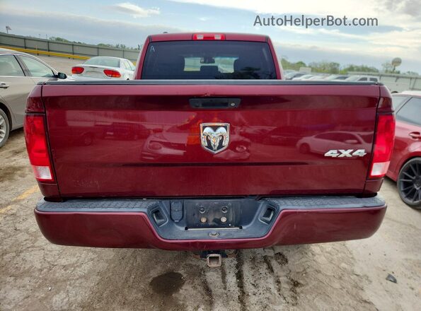 1C6RR7FG3JS308366 2018 RAM 1500 Burgundy Widok z tyłu