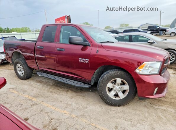 1C6RR7FG3JS308366 2018 RAM 1500 Burgundy Przód prawy