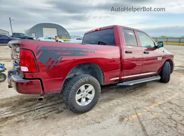 1C6RR7FG3JS308366 2018 RAM 1500 Burgundy Tył prawy