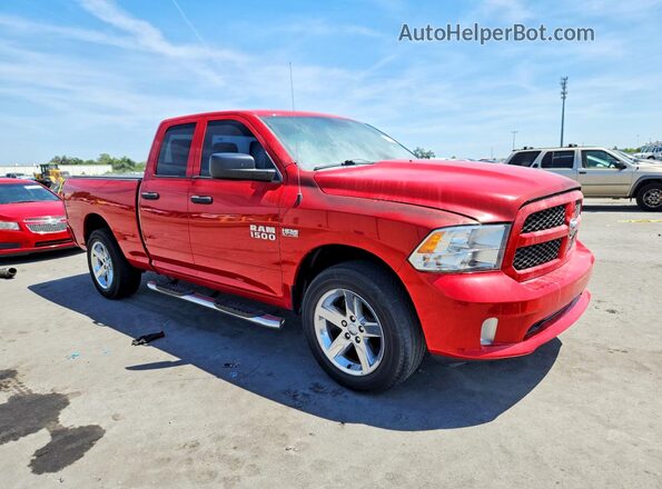 1C6RR7FT0GS140580 2016 RAM 1500 Красный Передняя правая четверть