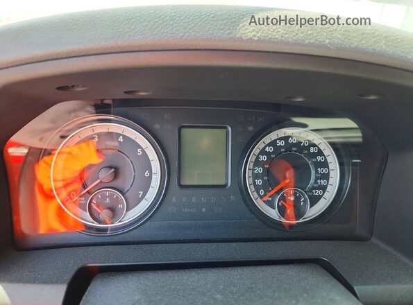 1C6RR7FT0GS140580 2016 RAM 1500 Красный Вид щитка приборов