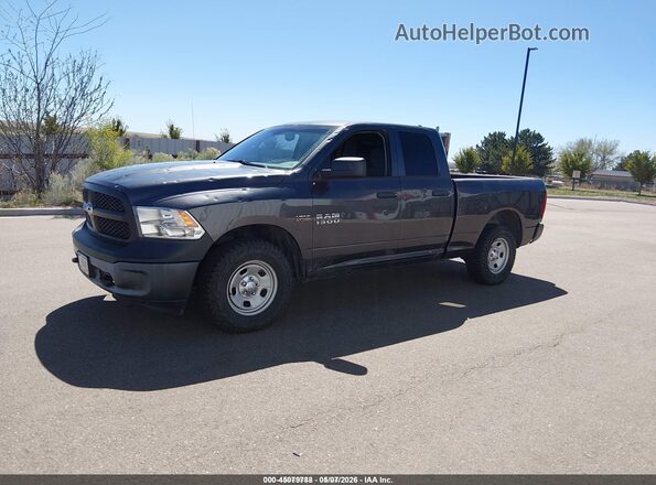 1C6RR7FT7GS102344 2016 RAM 1500 Gray Առջևի ձախ երեք քառորդ տեսարան
