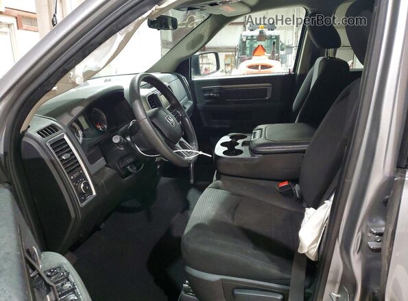 1C6RR7GG2LS123811 2020 RAM 1500 Gray Front interior view