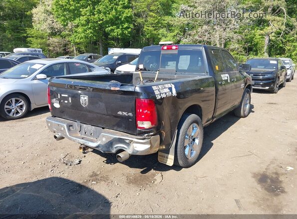 1C6RR7GT3HS633413 2017 RAM 1500 Черный Задняя правая четверть