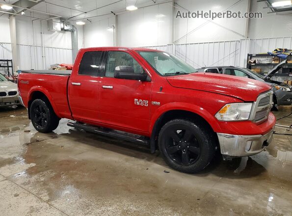 1C6RR7GT8JS165569 2018 RAM 1500 Red Przód prawy