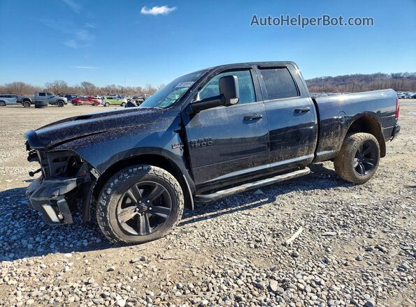 1C6RR7HT2GS102751 2016 RAM 1500 Черный Передняя левая четверть