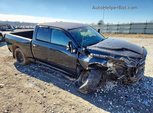 1C6RR7HT2GS102751 2016 RAM 1500 Черный Передняя правая четверть