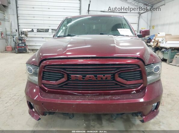 1C6RR7HT2JS202906 2018 RAM 1500 Red Սարքավորումների վահանակի տեսք