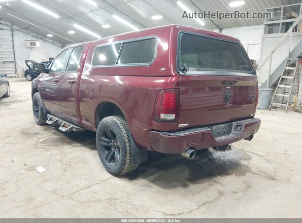 1C6RR7HT2JS202906 2018 RAM 1500 Red Հետևի ձախ
