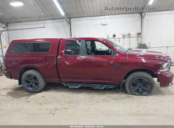 1C6RR7HT2JS202906 2018 RAM 1500 Red Սալոնի հետևի տեսք