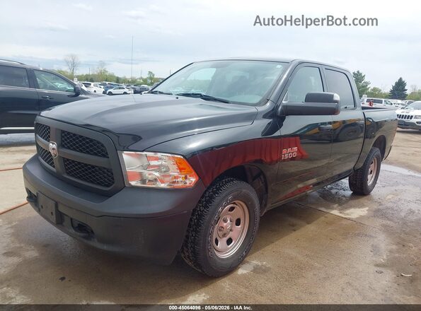 1C6RR7KG2HS834035 2017 RAM 1500 Черный Передняя левая четверть