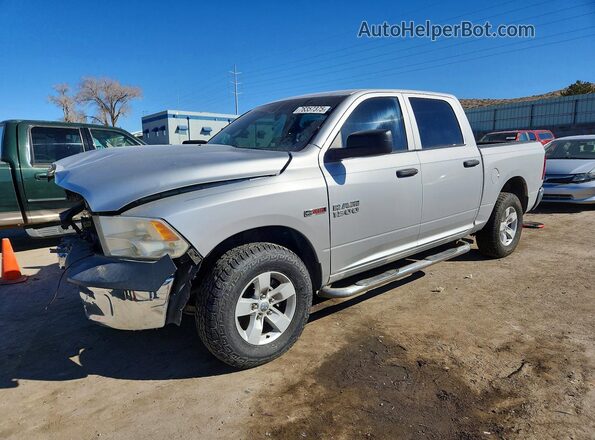 1C6RR7KM2JS227323 2018 RAM 1500 Серебряный Передняя левая четверть