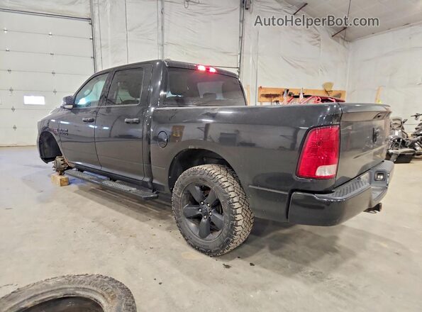 1C6RR7KT5JS284753 2018 RAM 1500 Black Հետևի ձախ