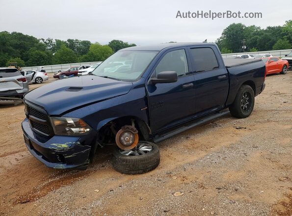 1C6RR7KT5KS738176 2019 RAM 1500 Blue Передня ліва чверть