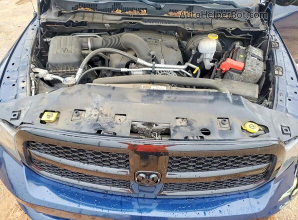 1C6RR7KT5KS738176 2019 RAM 1500 Blue Вид задньої частини салону