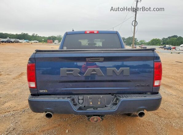 1C6RR7KT5KS738176 2019 RAM 1500 Blue Вид ззаду