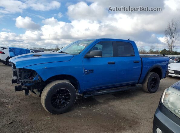 1C6RR7LG3MS547795 2021 RAM 1500 Синий Передняя левая четверть