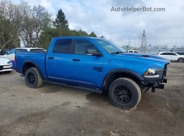 1C6RR7LG3MS547795 2021 RAM 1500 Синий Передняя правая четверть