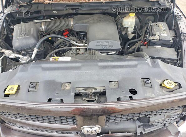 1C6RR7LG5GS371708 2016 RAM 1500 Коричневый Вид задней части салона