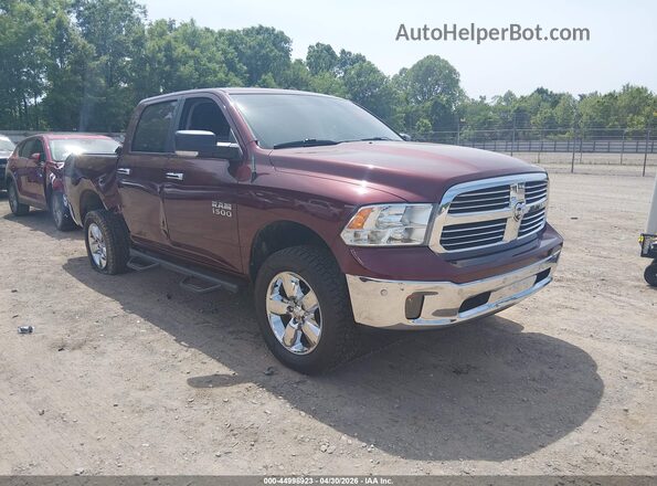 1C6RR7LG7JS108367 2018 RAM 1500 Red Przód prawy