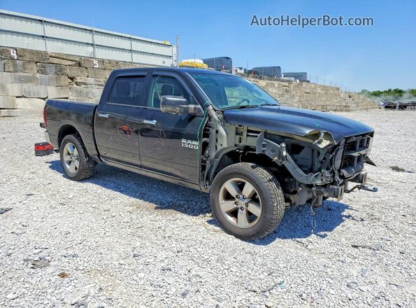 1C6RR7LG8GS302186 2016 RAM 1500 Черный Передняя правая четверть