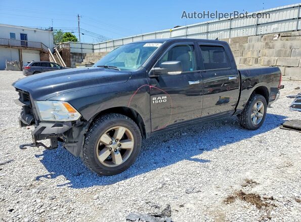 1C6RR7LG8GS302186 2016 RAM 1500 Черный Передняя левая четверть