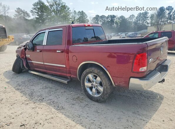 1C6RR7LGXJS263821 2018 RAM 1500 Бордовый Задняя левая четверть