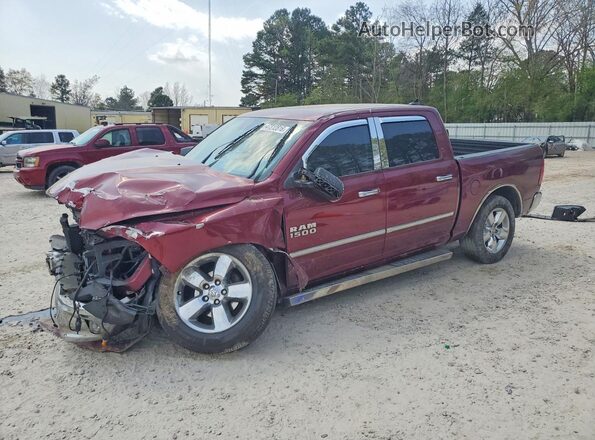 1C6RR7LGXJS263821 2018 RAM 1500 Бордовый Передняя левая четверть