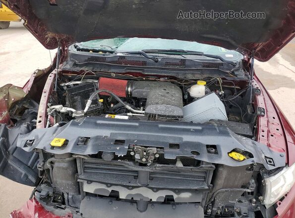 1C6RR7LGXMS532095 2021 RAM 1500 Бордовый Вид задней части салона